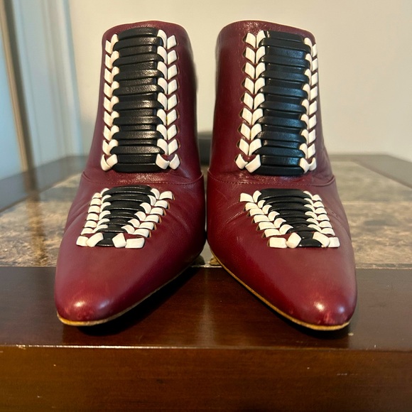 Gently Worn Women’s Altuzarra Leather Mule Booties - Picture 5 of 12